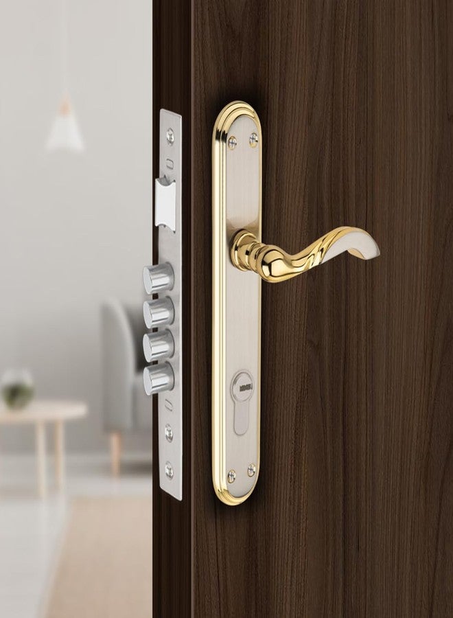 لينك قفل نقر لينك ليلي | للأبواب الرئيسية والداخلية في المنزل والمكتب والفندق | طقم مقبض متين بطول 10 بوصات مع إمكانية الوصول بالمفتاح من كلا الجانبين، 3 مفاتيح | تشطيب من الفولاذ المقاوم للصدأ | ضمان 5 سنوات - Image 1